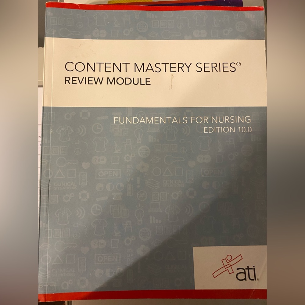 Ati nursing school fundamentals book nclex